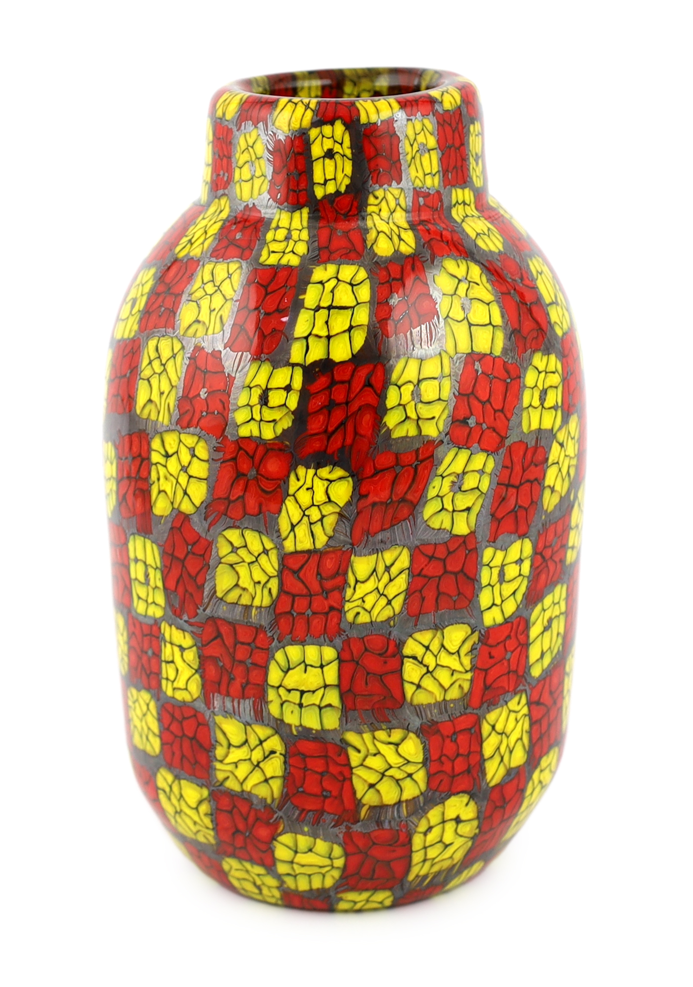 Vittorio Ferro (1932-2012), a Murano glass Murrine vase